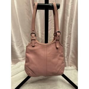 Vintage Coach Blush Leather Shoulder Bag – Restored